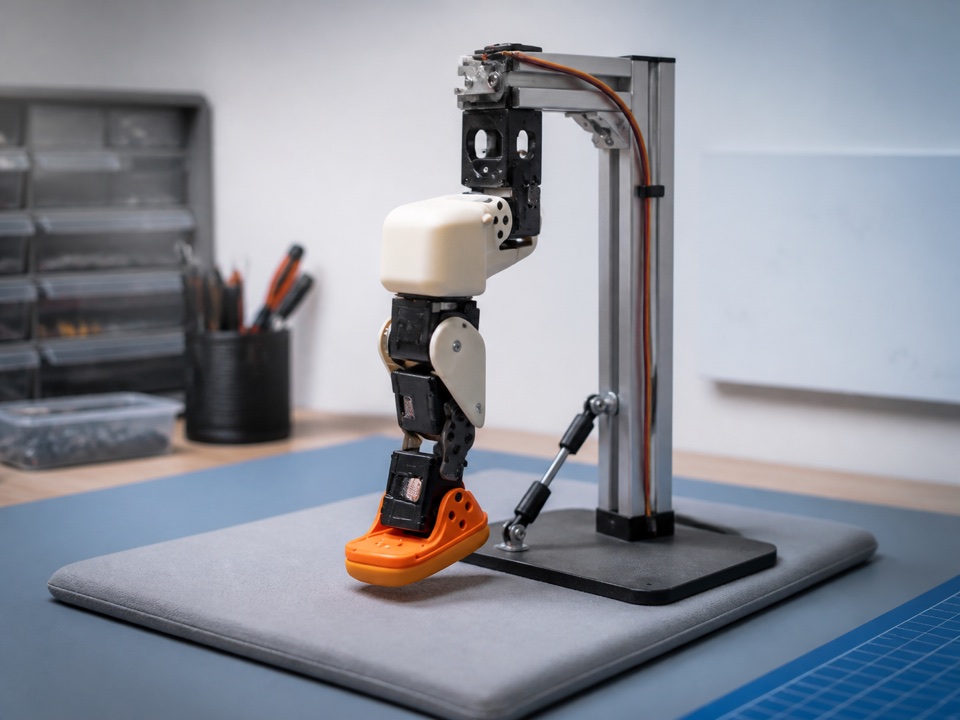 Microduck 完成机械整装与软件烧录后等待 PCB 到货
